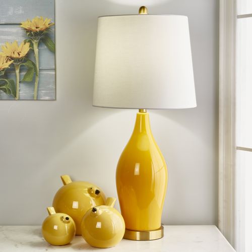 Sagebrook 7.5" Ceramic Birds (Set Of 3) - Yellow