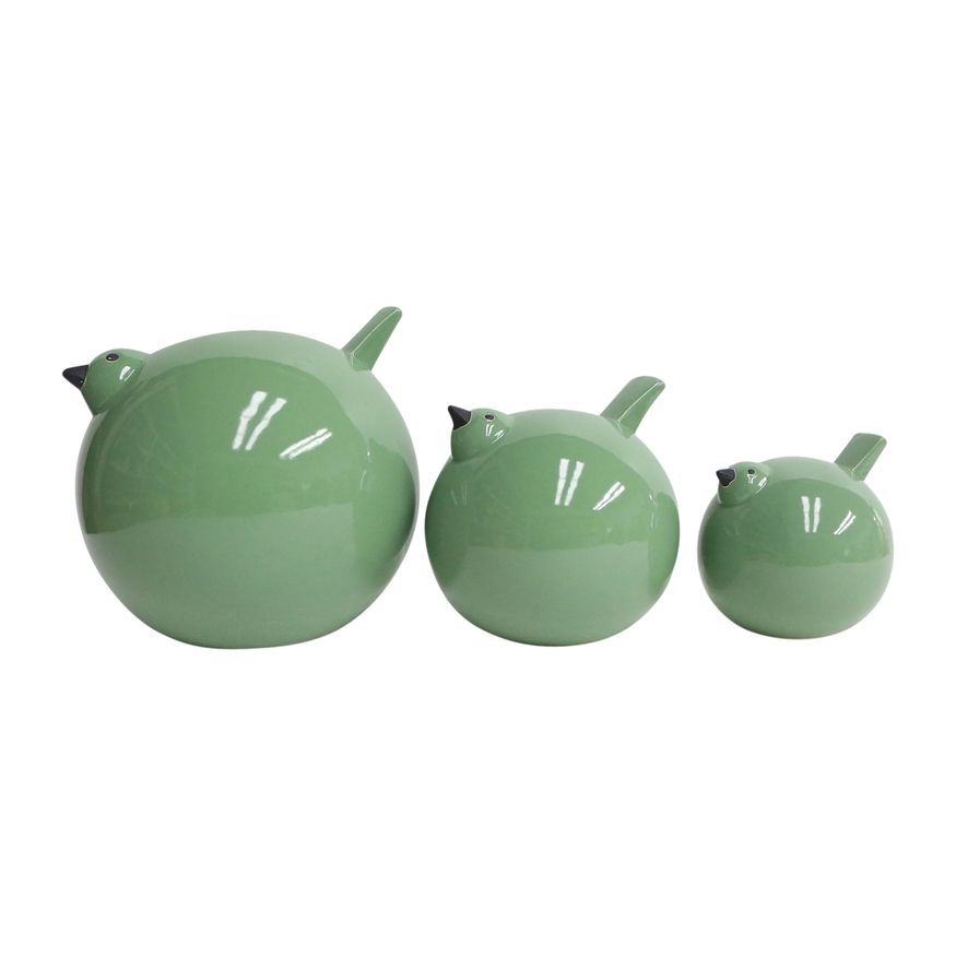 Sagebrook - 7.5" Ceramic Birds (Set Of 3)