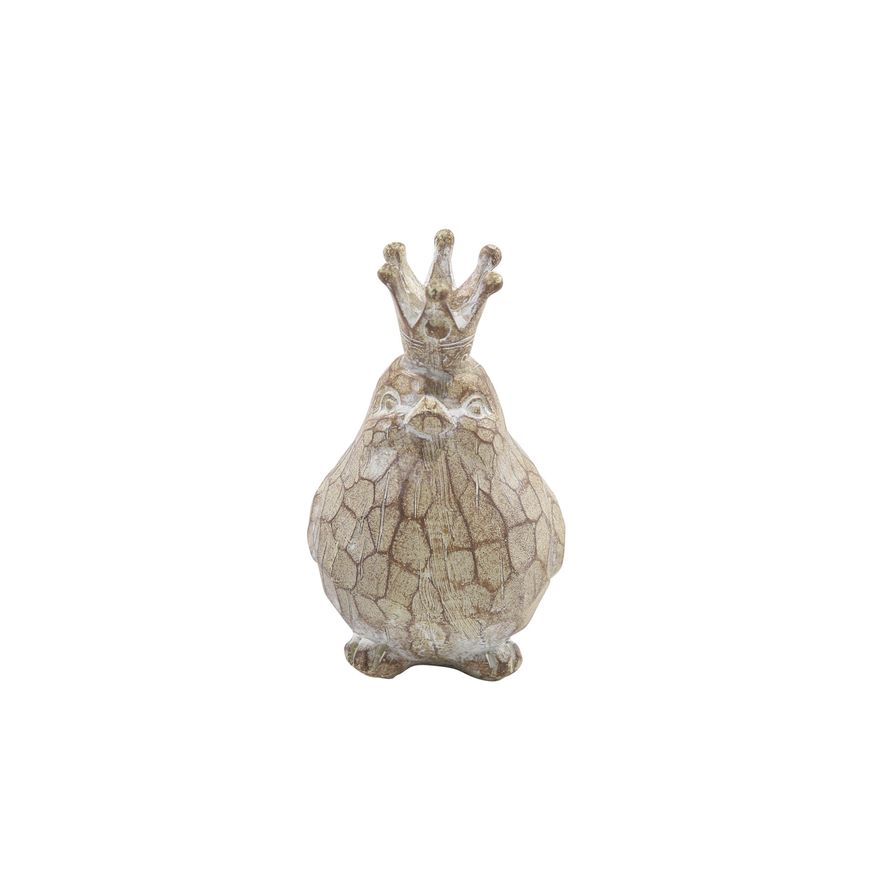 Sagebrook - Resin Birds With Crowns (Set Of 2)