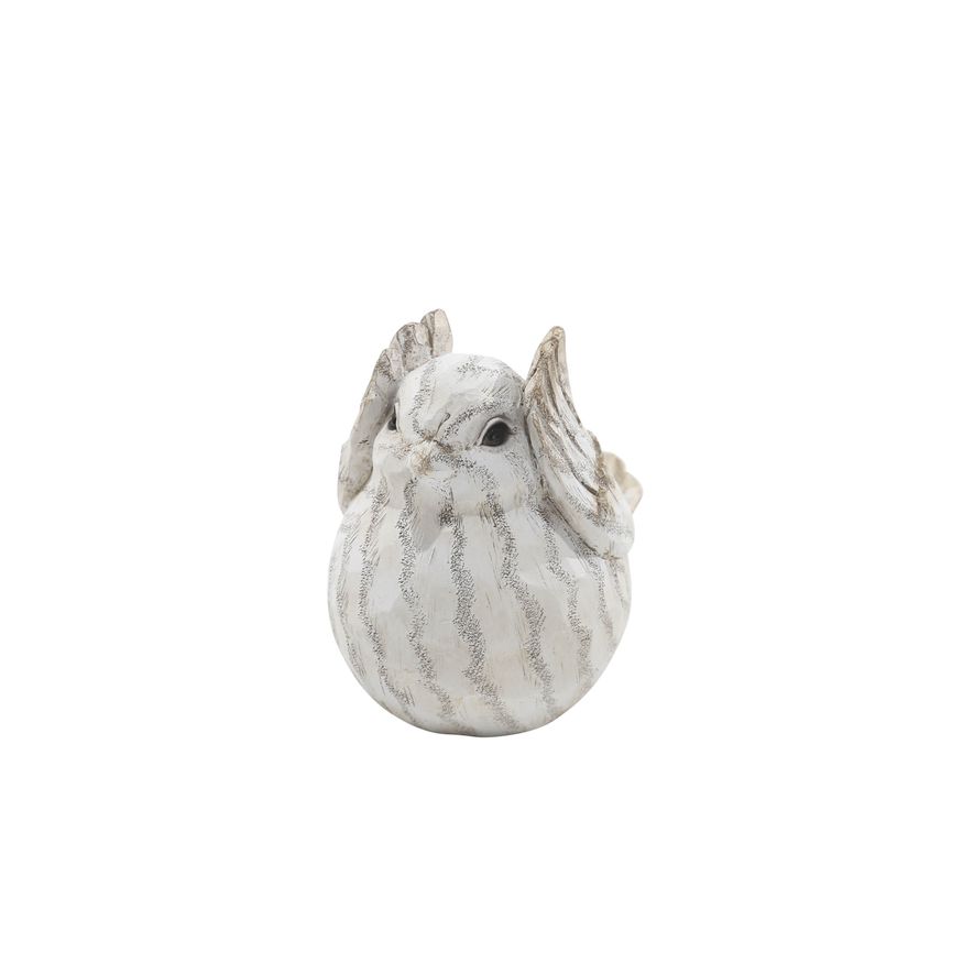 Sagebrook - Resin Decorative Birds (Set Of 3) in Cream
