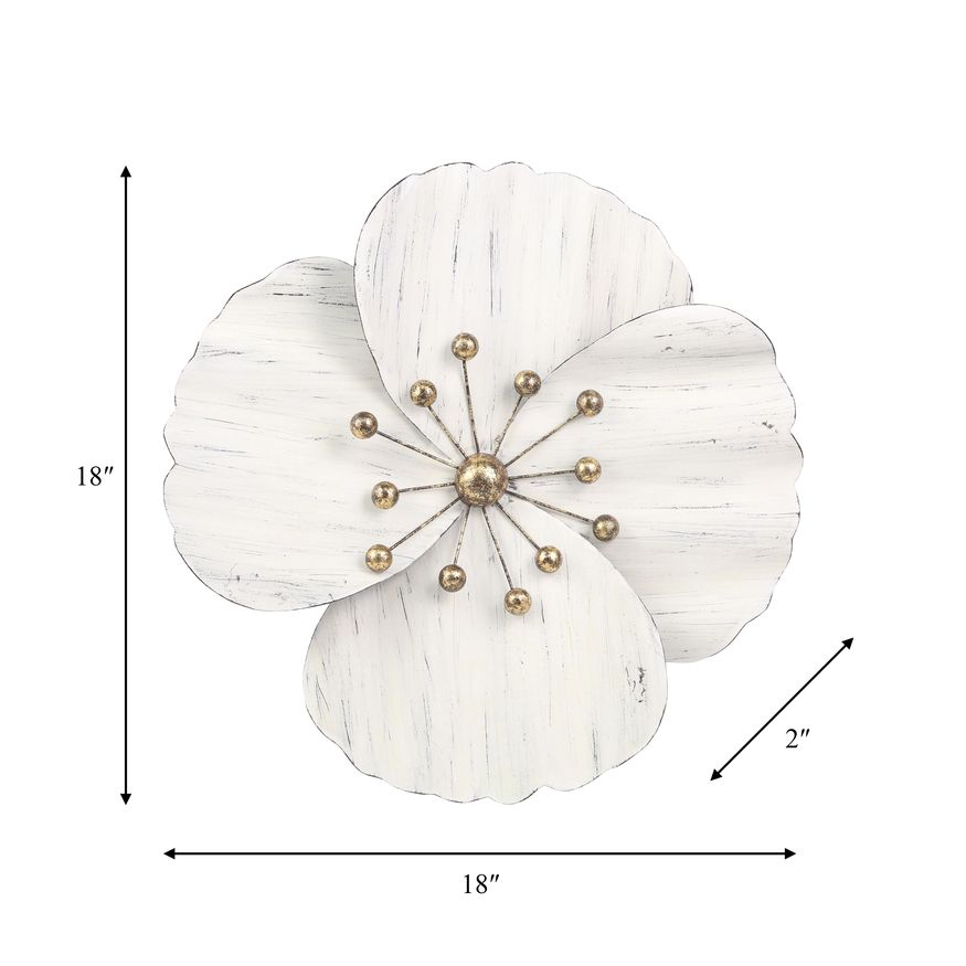 Sagebrook - Metal Wall Flower