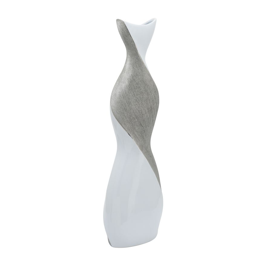 Sagebrook - 24" Ceramic Twisted Vase