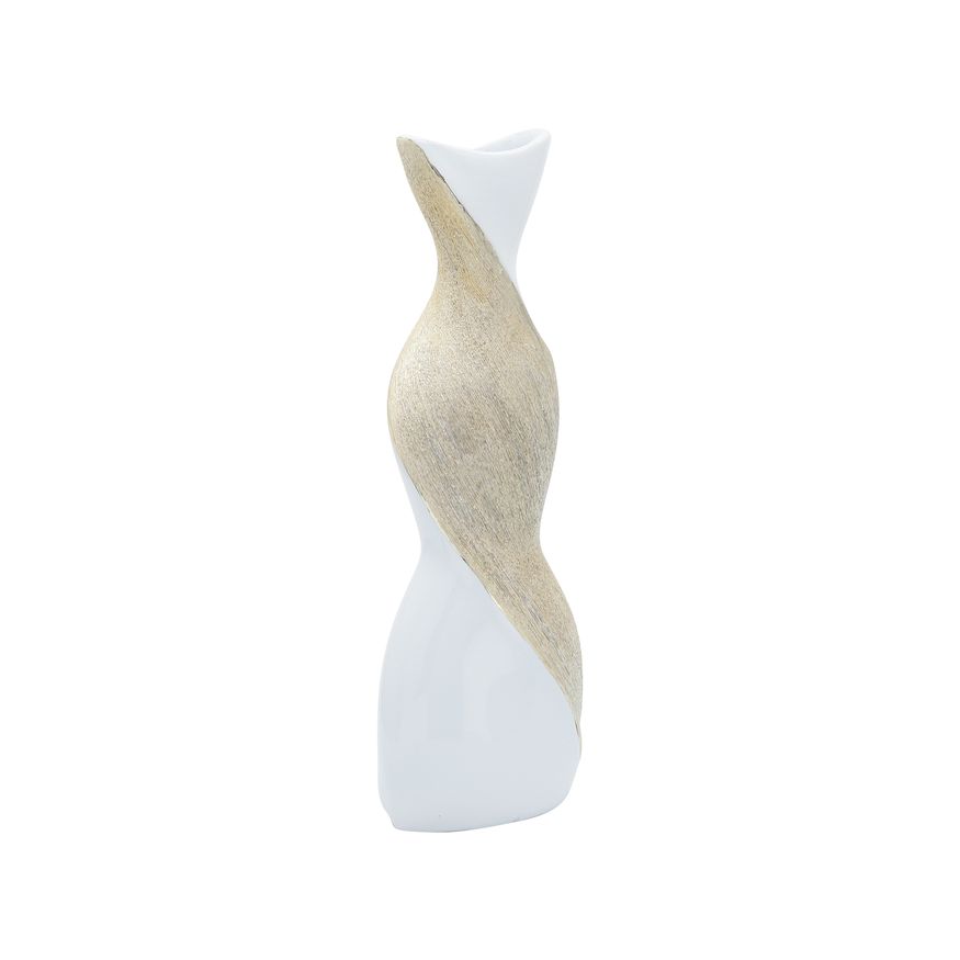 Sagebrook - 18" Ceramic Vase With Cut-out