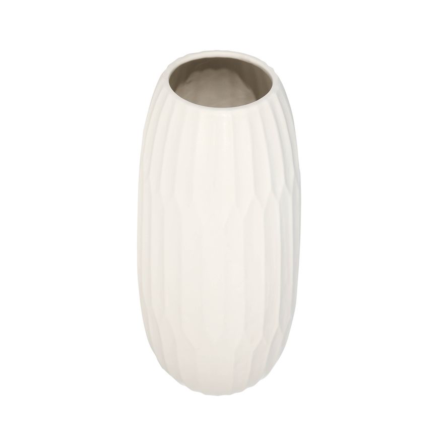 Sagebrook 16" Ceramic Vase - White