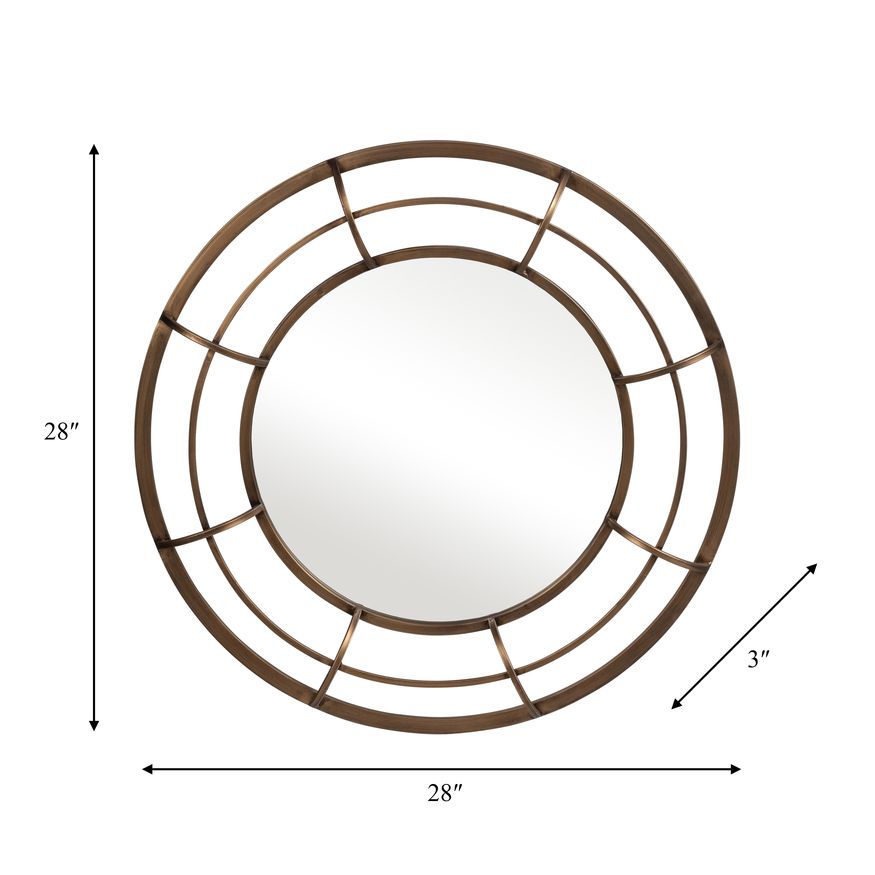 Sagebrook Metal Frame Wall Mirror - Gold