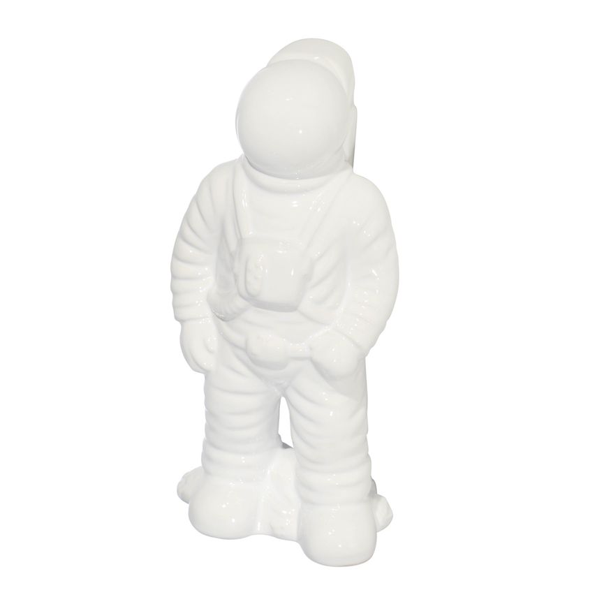 Sagebrook - 12" Ceramic Astronaut Statuette in White