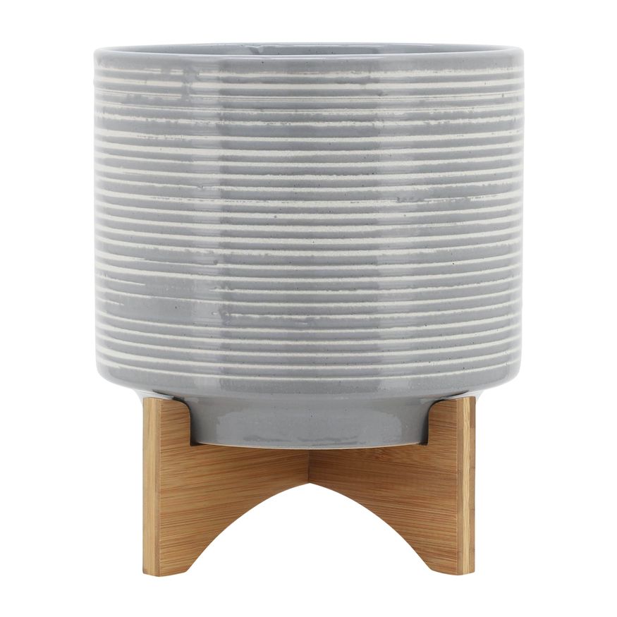 Sagebrook - 10" Ceramic Planter On Stand