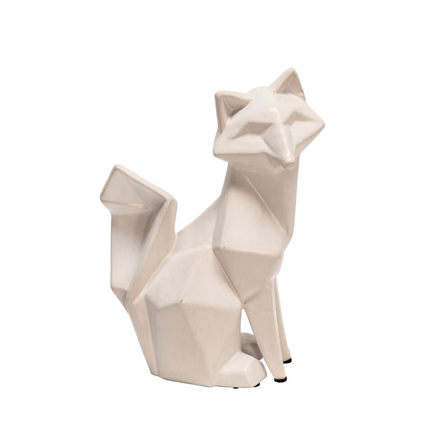 Sagebrook - 10" Ceramic Modern Fox Figurine