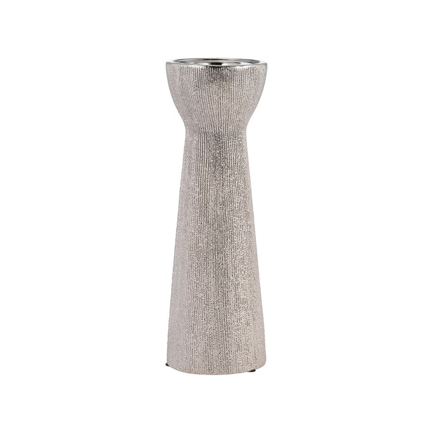 Sagebrook - 12" Ceramic Bead Candle Holder