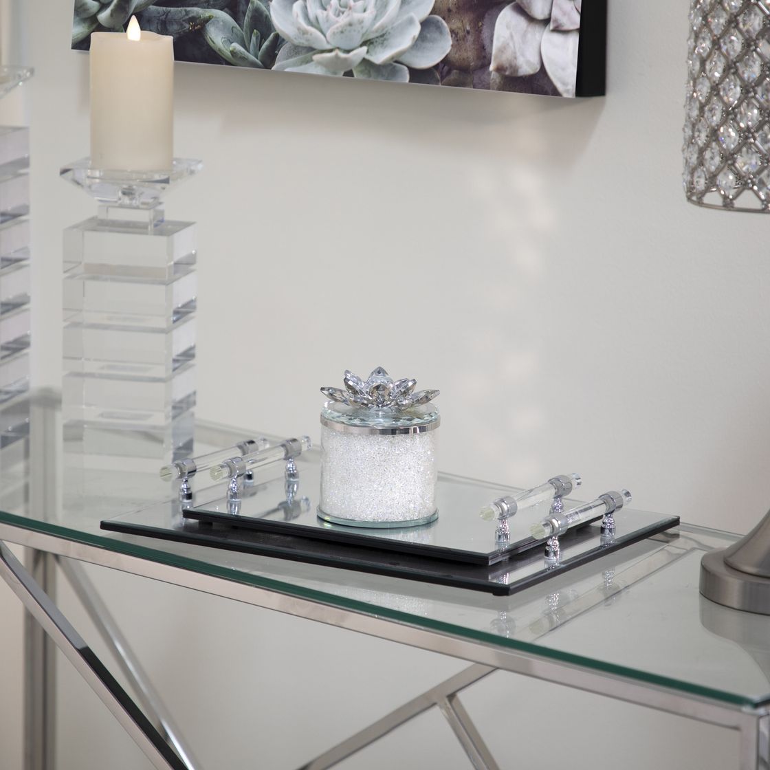 Sagebrook - Mirrored Trays (Set Of 2)