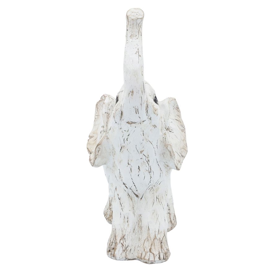 Sagebrook 11" Elephant Figurine - White