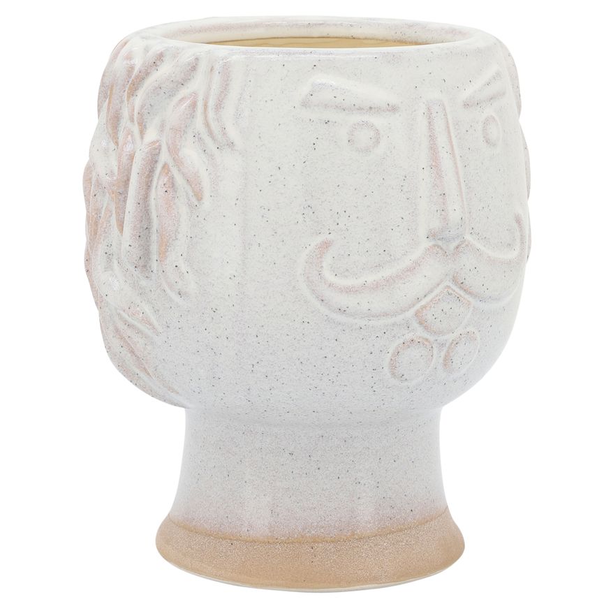 Sagebrook 6" Grandpa Face Planter - Ivory