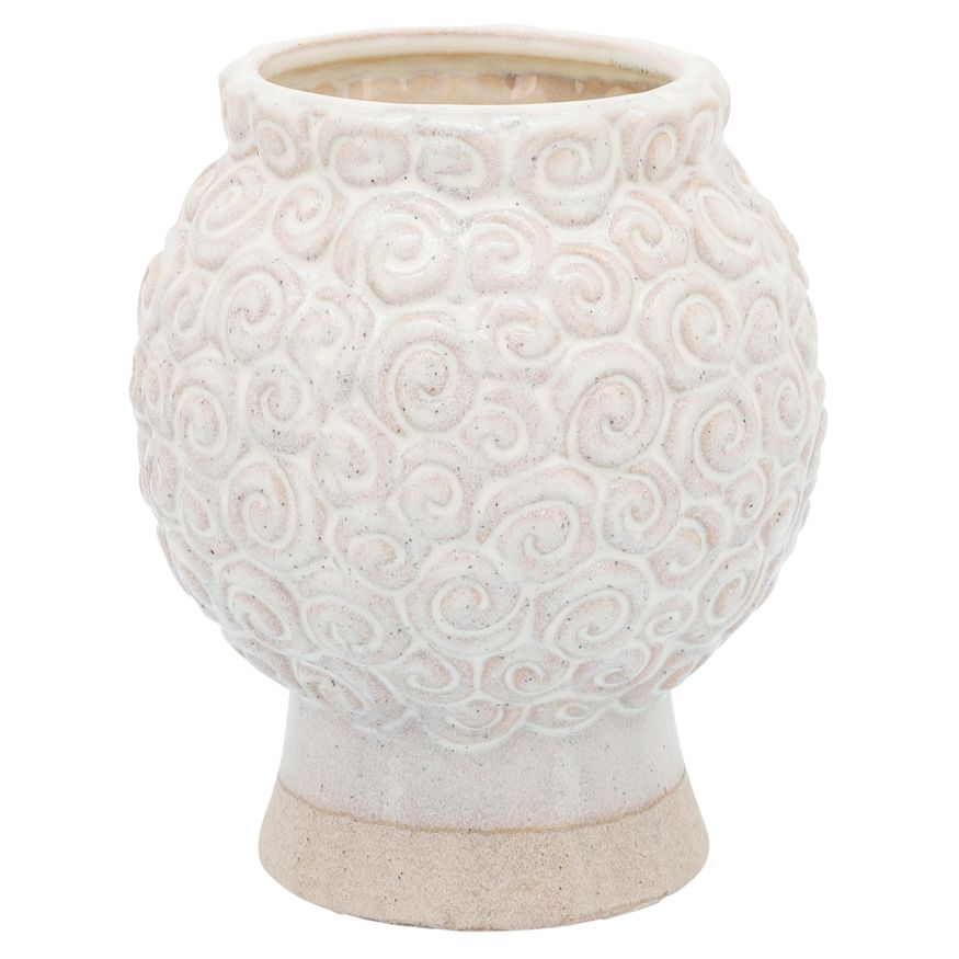 Sagebrook 6" Grandma Face Planter - Ivory