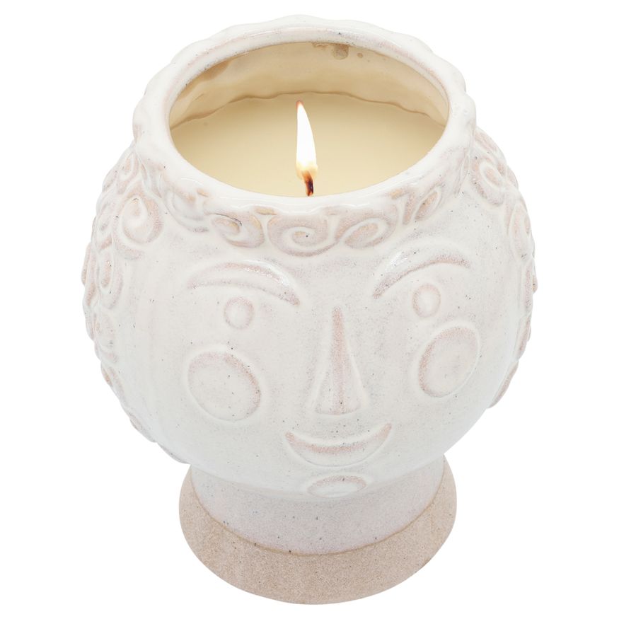 Sagebrook 6" Grandma Face Planter - Ivory