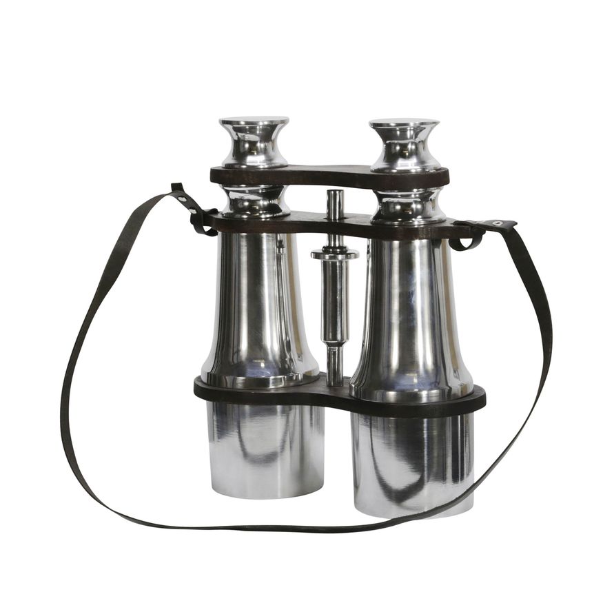 Sagebrook - 9" Metal Binoculars in Silver
