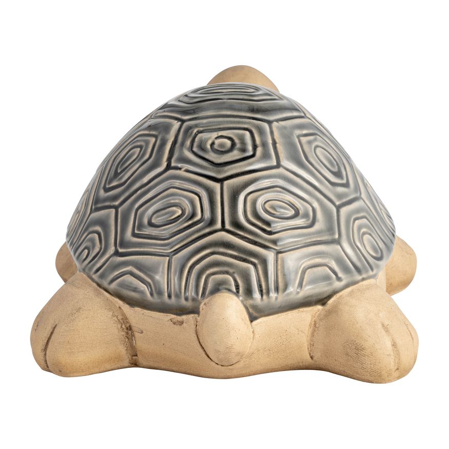 Sagebrook 13" Ceramic Tortoise Decor - Gray