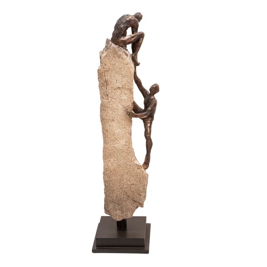 Sagebrook - 23" Rock Climber Decor in Bronze