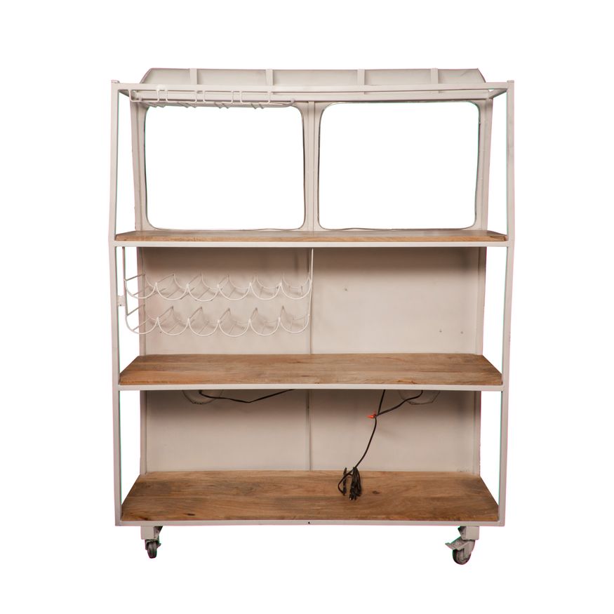 Sagebrook Metal Bus Kombi Bar - Yellow