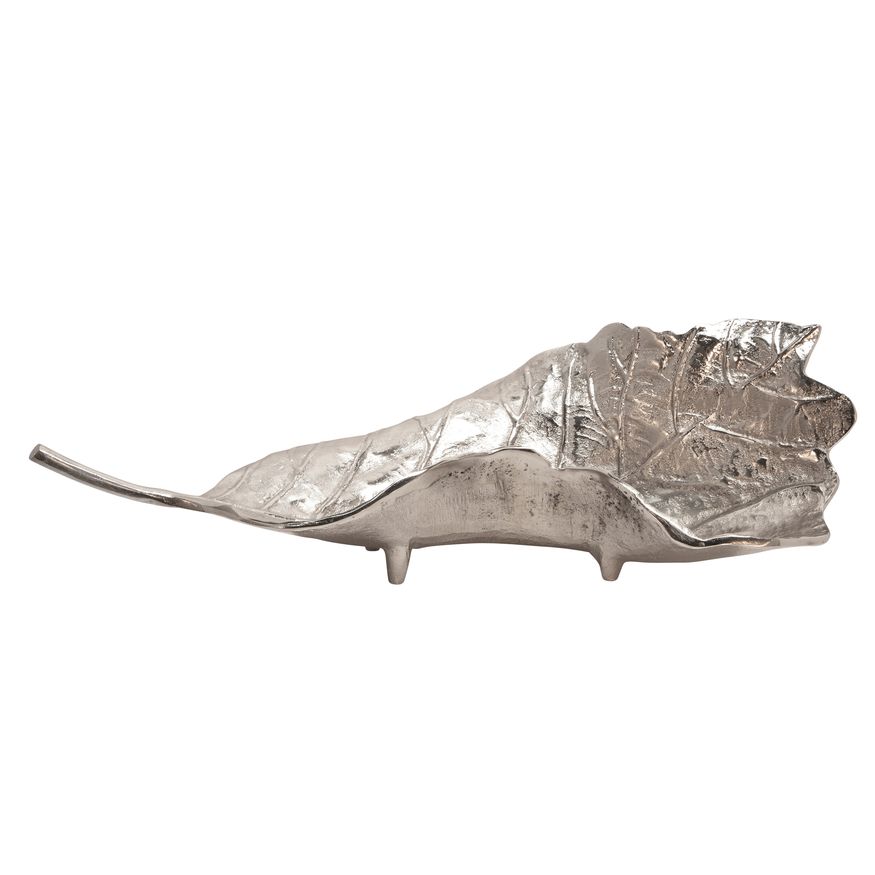Sagebrook - 22" Metal Leaf Platter