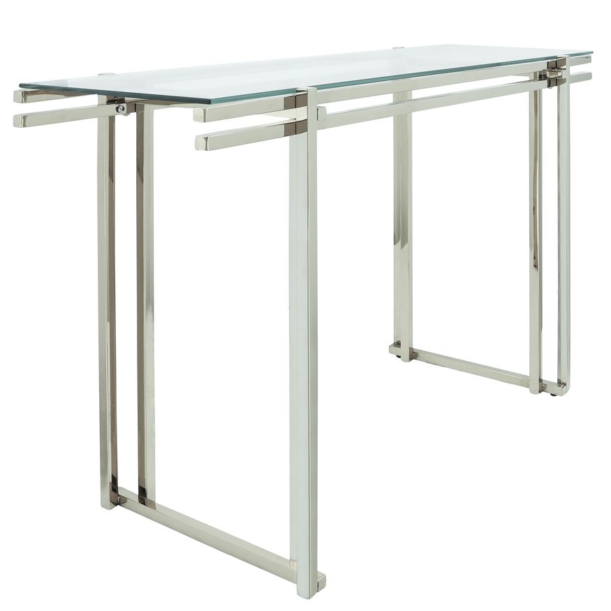 Sagebrook Stainless Steel Console Table - Silver