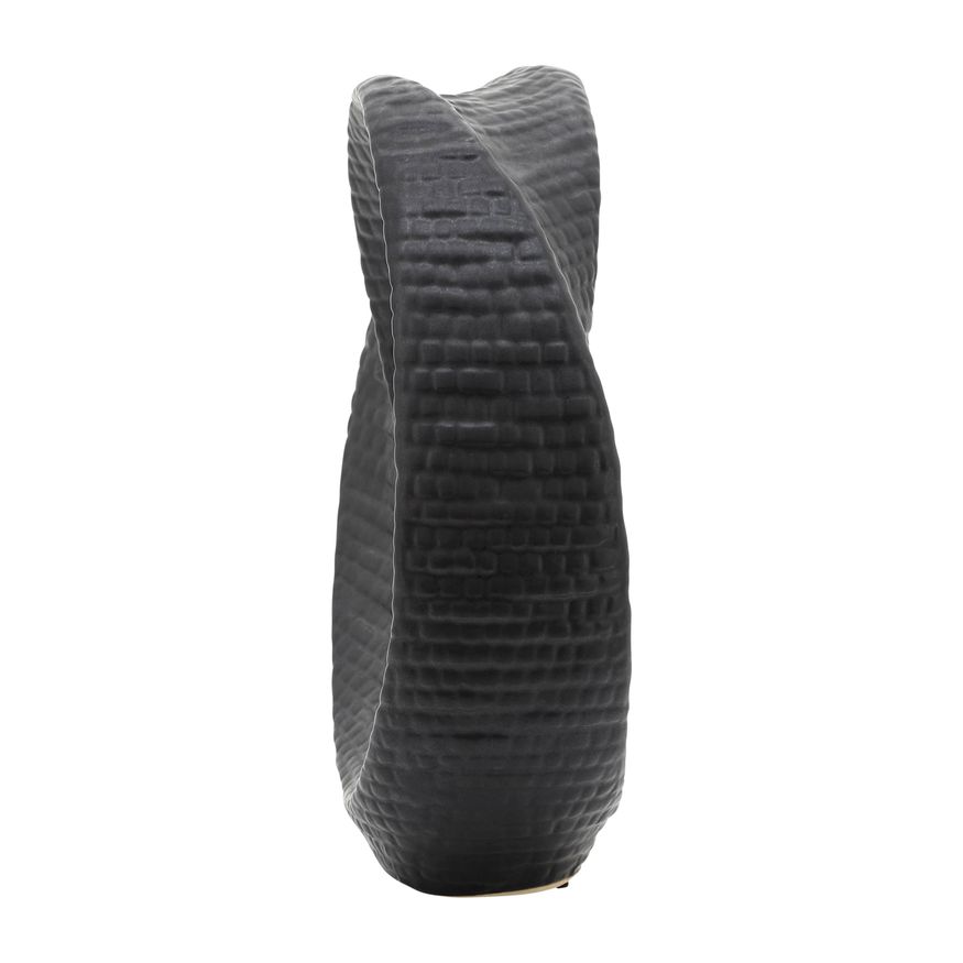 Sagebrook 8" Textured Table Top Decor - Black