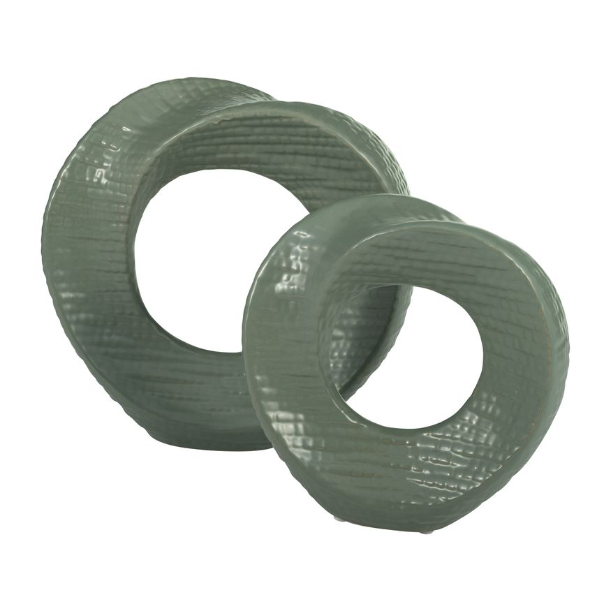 Sagebrook 10" Table Top Decor - Green