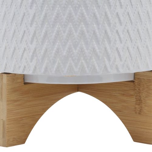 Sagebrook 10" Chevron Planter With Stand - White