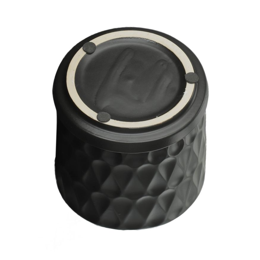 Sagebrook 6" Teardrop Planters with Saucer (Set Of 2) - Black