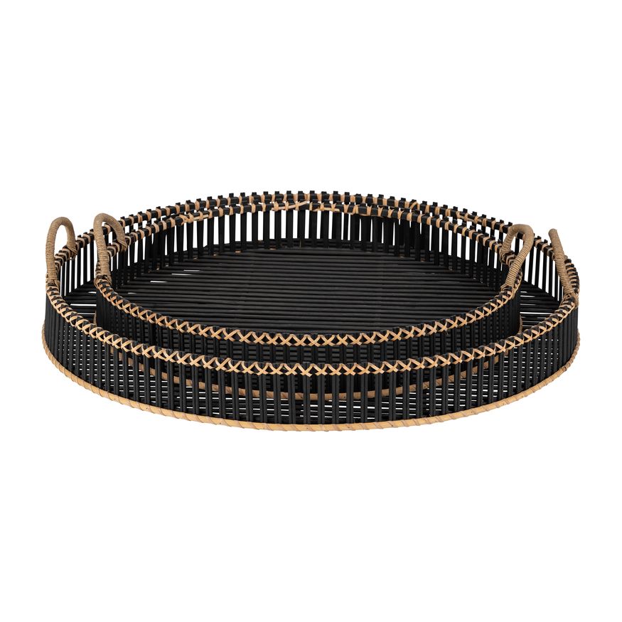 Sagebrook - 22" Metal Leaf Platter