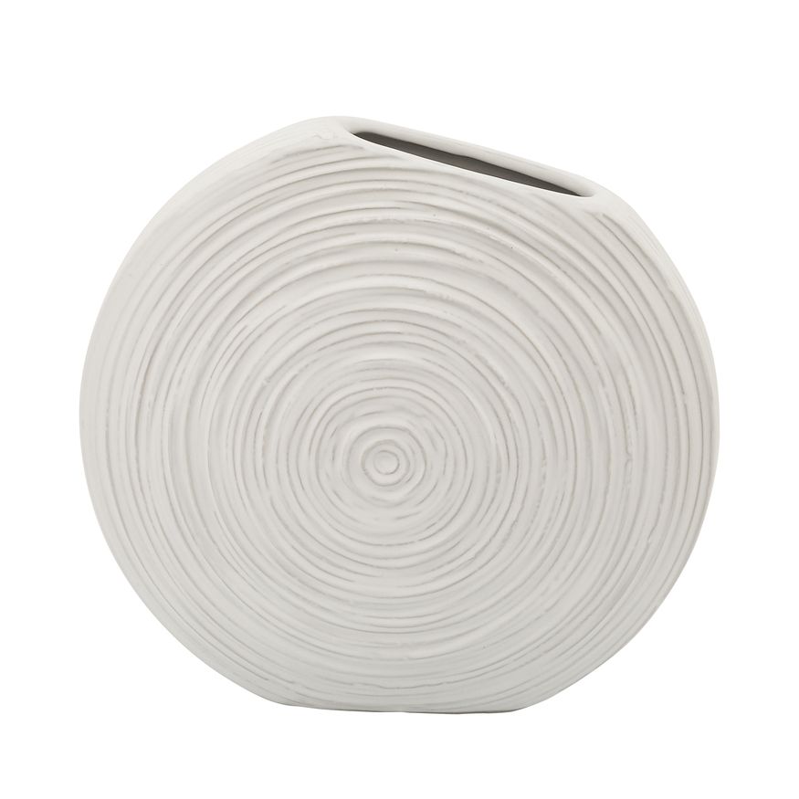 Sagebrook - 11" Oval Swirled Vase