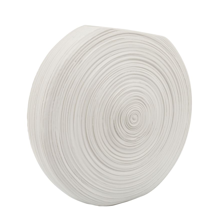 Sagebrook - 11" Oval Swirled Vase
