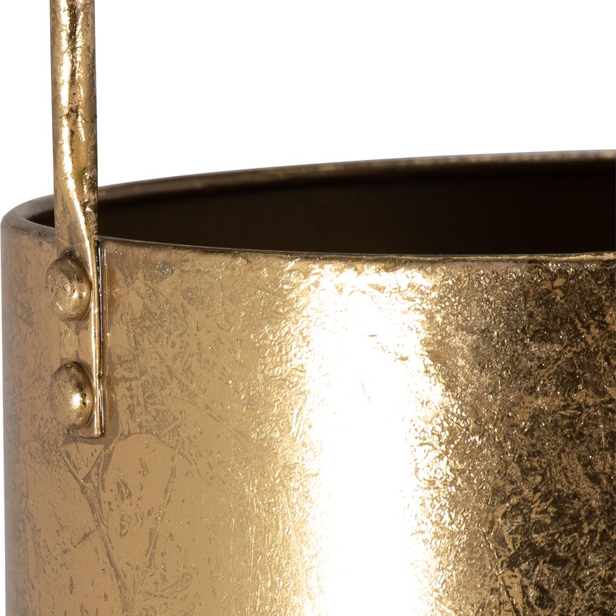 Sagebrook 6" Metal Hanging Planter - Gold