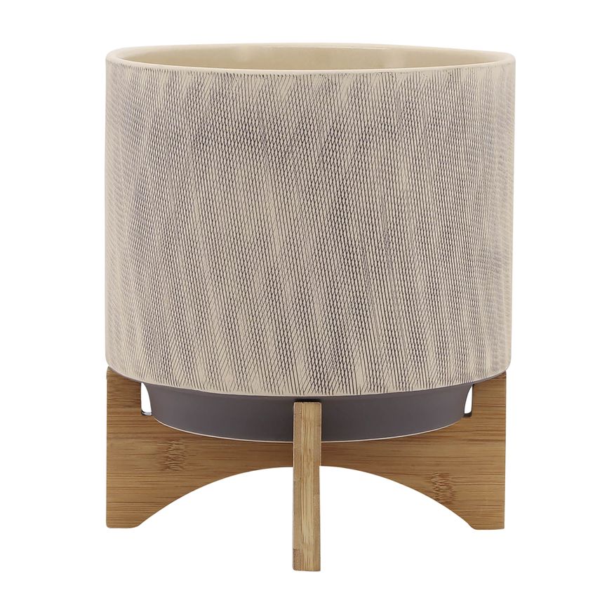 Sagebrook - 10" Mesh Planter With Stand