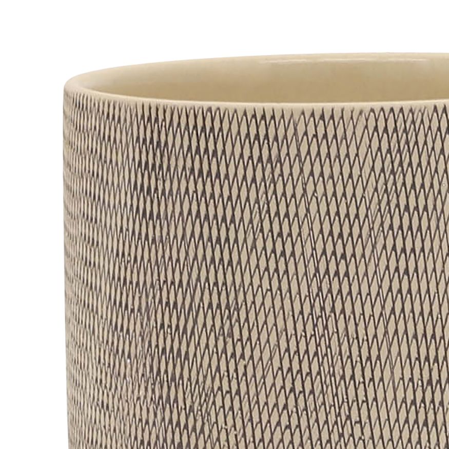 Sagebrook 5"/8" Mesh Planters With Stand (Set Of 2) - Tan