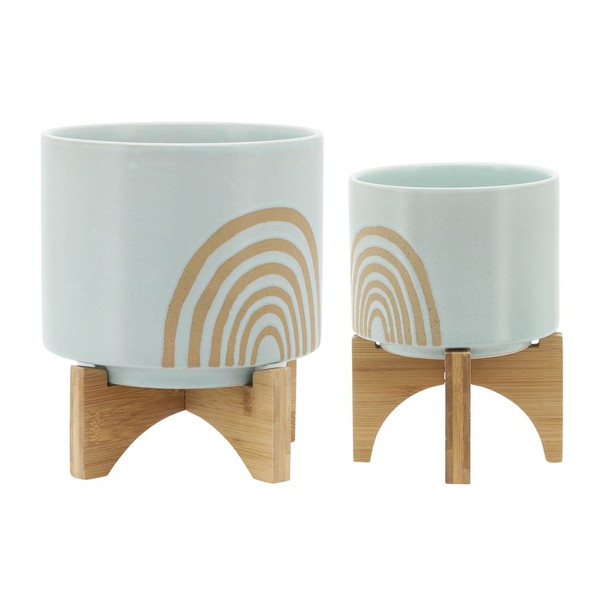 Sagebrook - 10" Arch Planter With Stand