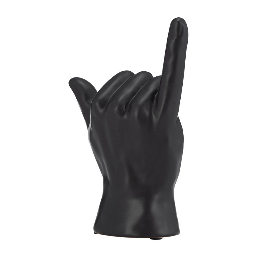 Sagebrook 7" "Hang Loose" Hand - Black