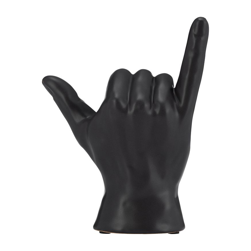 Sagebrook 7" "Hang Loose" Hand - Black