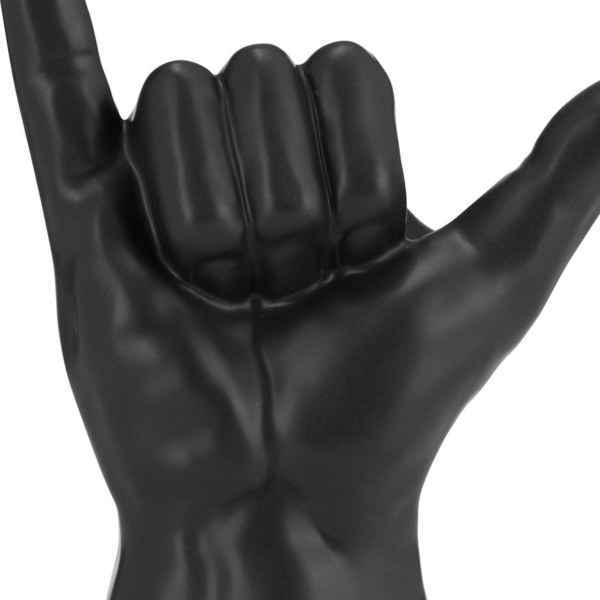 Sagebrook 7" "Hang Loose" Hand - Black