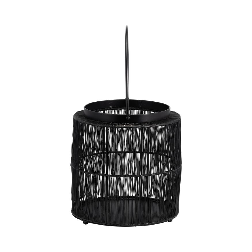 Sagebrook - 10.25" Metal Wire Lantern in Black