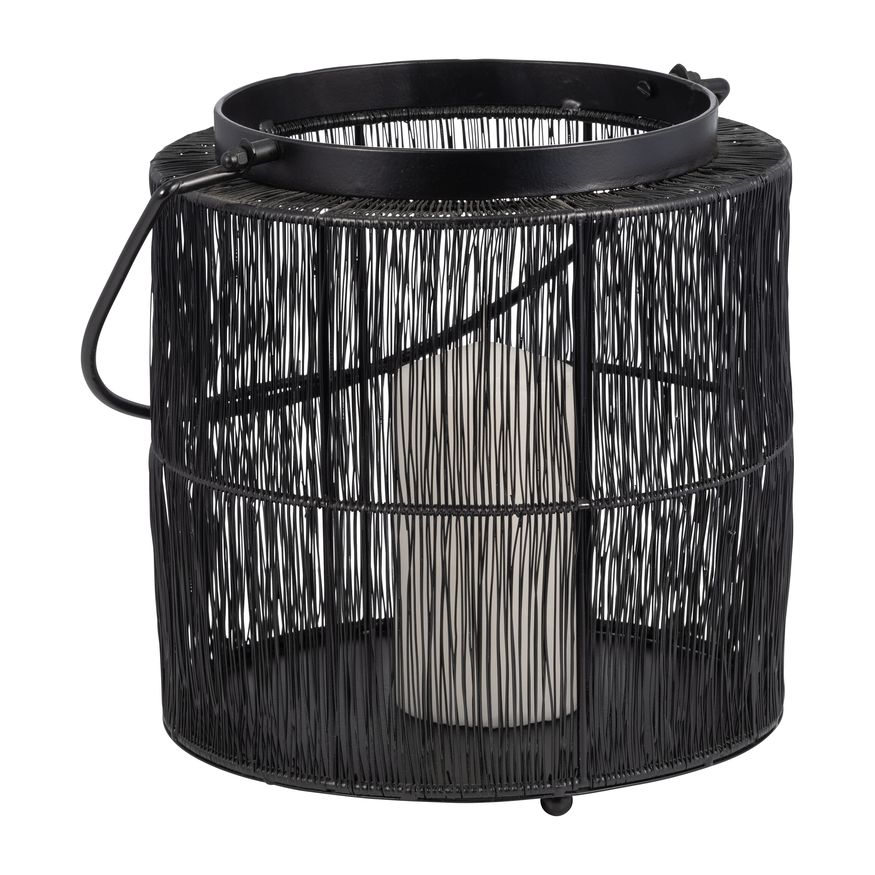 Sagebrook - 10.25" Metal Wire Lantern in Black