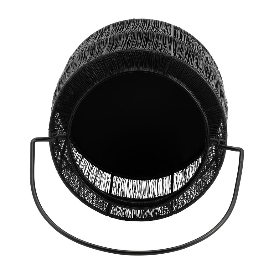 Sagebrook - 10.25" Metal Wire Lantern in Black