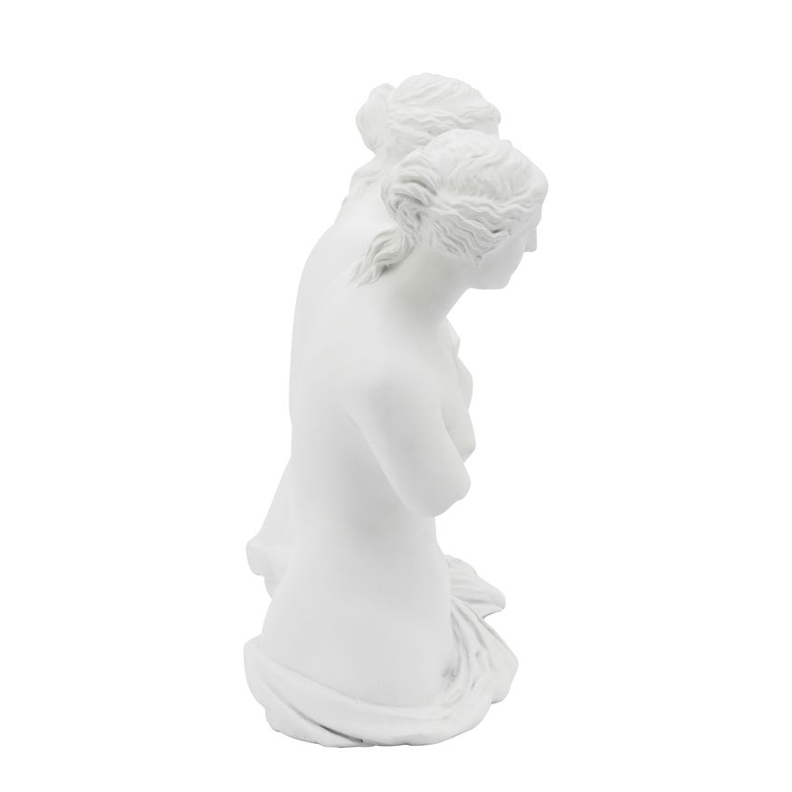 Sagebrook 11" Resin Greek Godess (Set Of 2) - White
