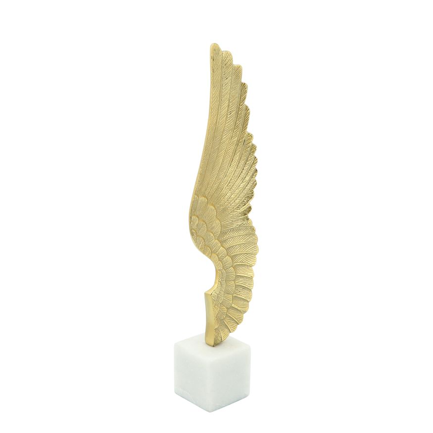 Sagebrook - 19" Metal Wing On Stand in Gold