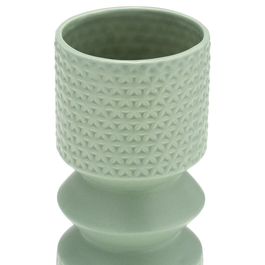 Sagebrook 10" Mallet Vase - Dark Sage