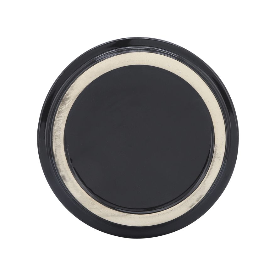 Sagebrook 6" Ceramic Planter With Saucer - Black