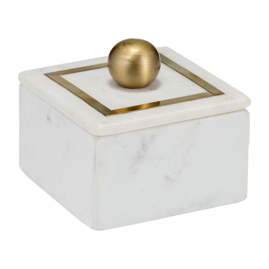 Sagebrook - 10"/12" Resin Harlequin Boxes (Set Of 2)