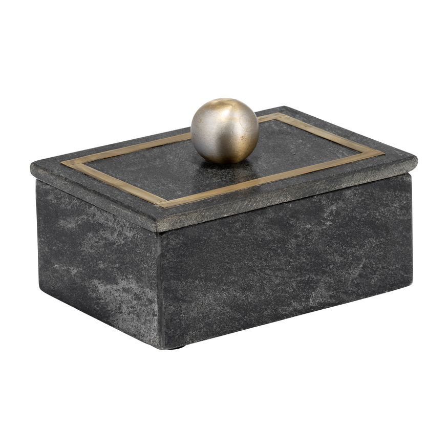 Sagebrook - 10"/12" Resin Harlequin Boxes (Set Of 2)
