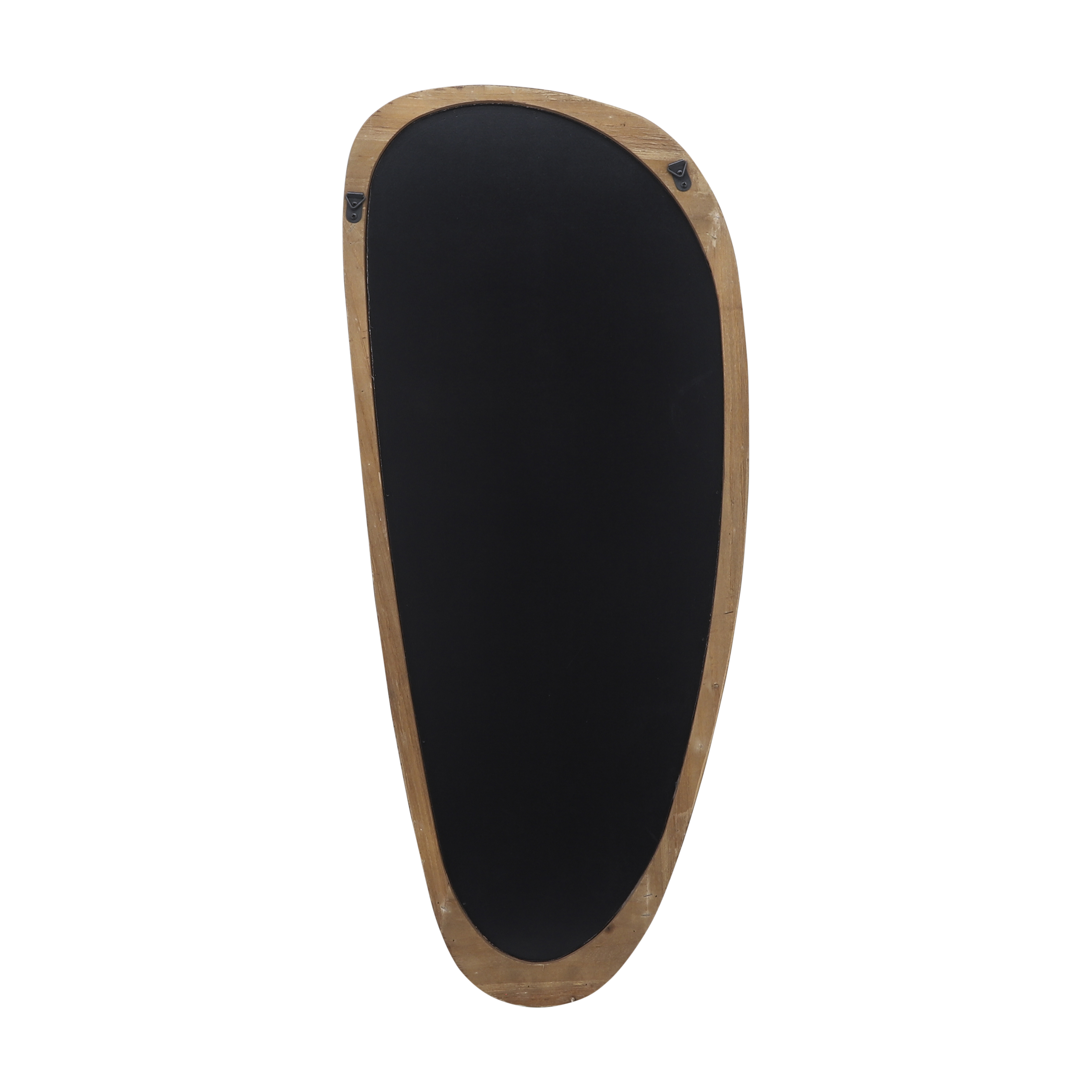 Sagebrook - Wood Egg Shaped Mirror in Brown