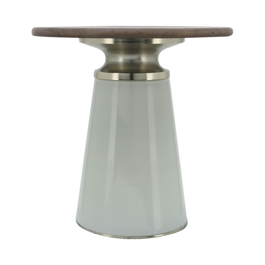 Sagebrook 18" Nebular Side Table - Cream