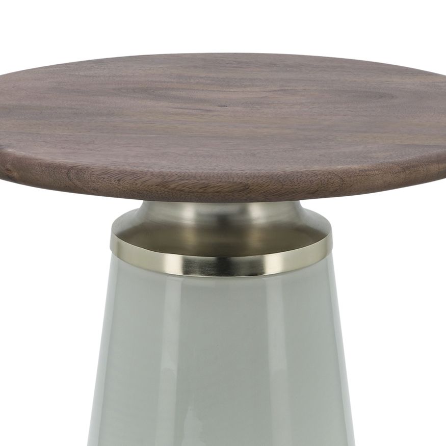 Sagebrook 18" Nebular Side Table - Cream